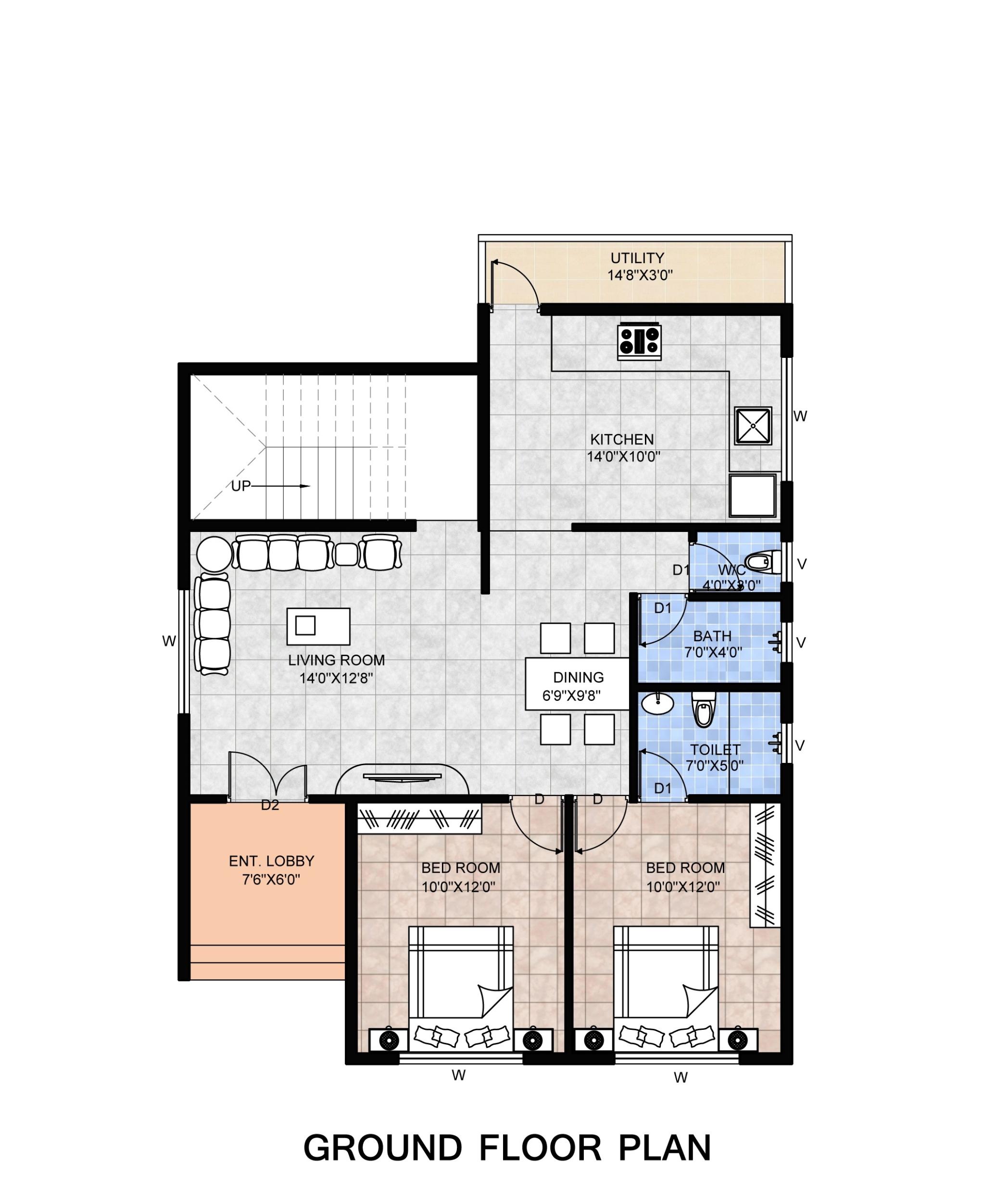 1500 Sq Ft House Design For The