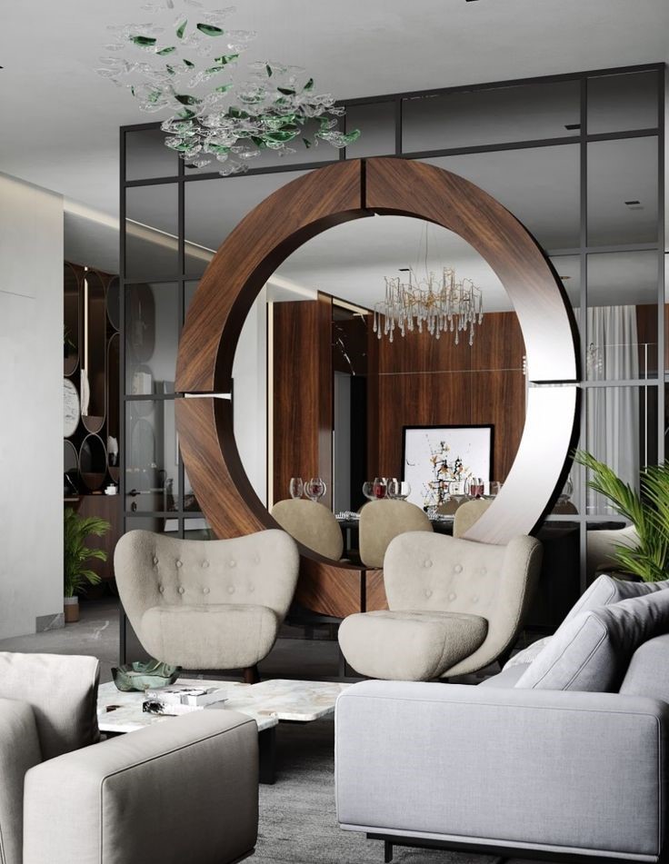 14 Modern Partition Ideas for Living Rooms with Open Floor Plans