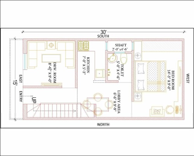 Designing The 15 X 30 House Plan