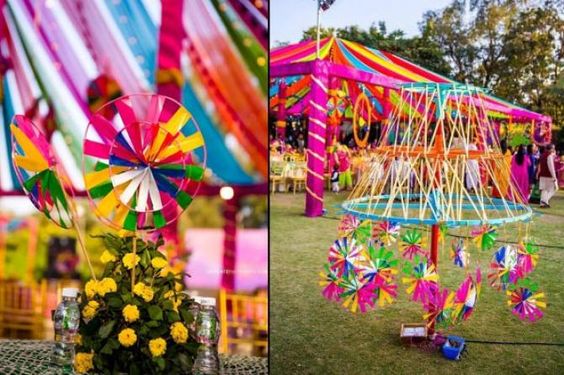 holi decoration ideas for garden