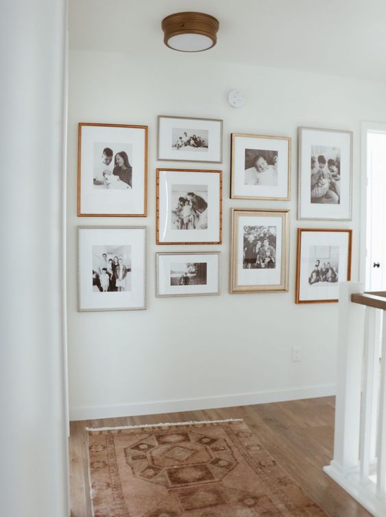Gallery wall for living room