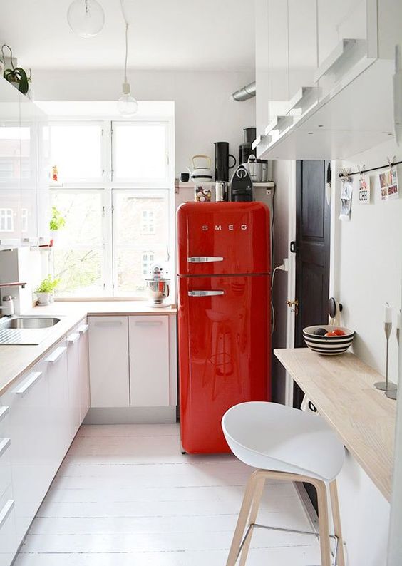 Maximise space usage in small kitchen 