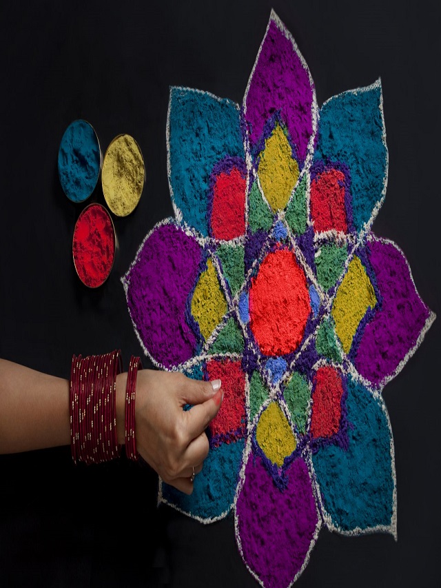 Looking For Easy Rangoli Designs For Upcoming Festivals? Check Out Simple  Rangoli Ideas For Home!