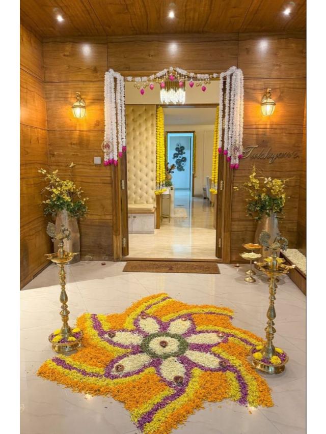 Welcome Home Rangoli Design