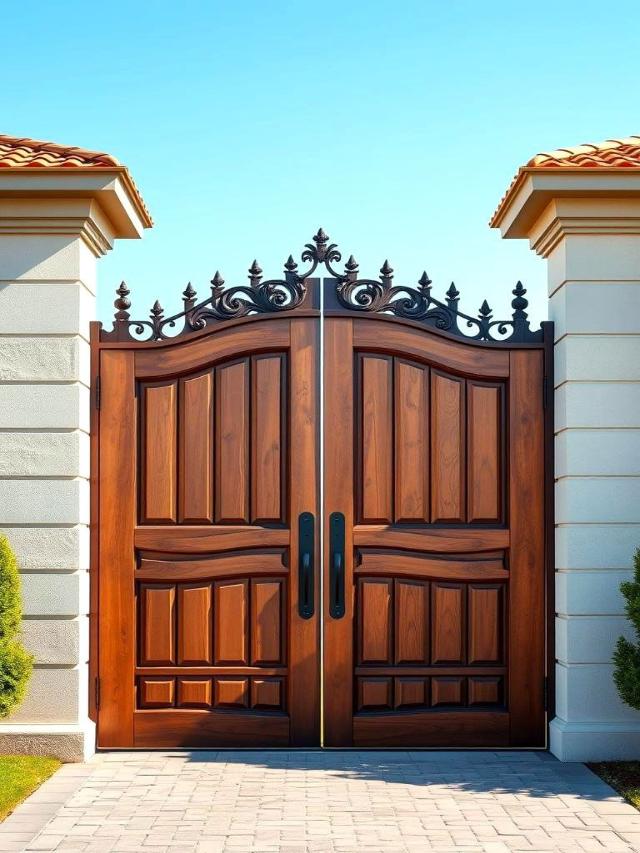 Front Gate Designs For Indian Homes
