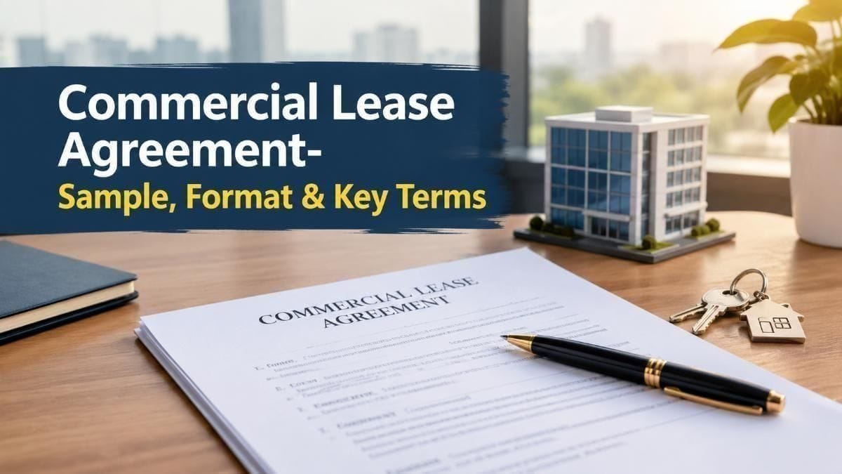 Commercial Lease Agreement: Sample, Format, Terms & Rules