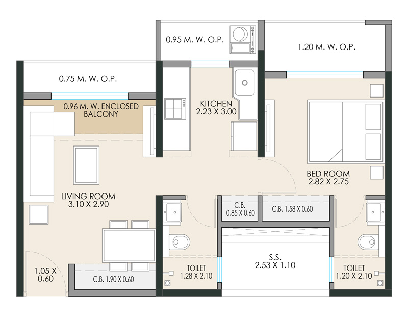 JP North Elara in Mira Road, Mumbai Price, Brochure