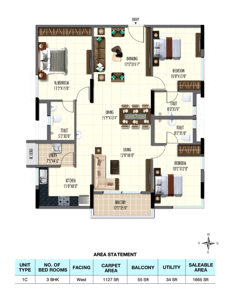 Ramky One Galaxia Phase 2 in Nallagandla, Hyderabad Price