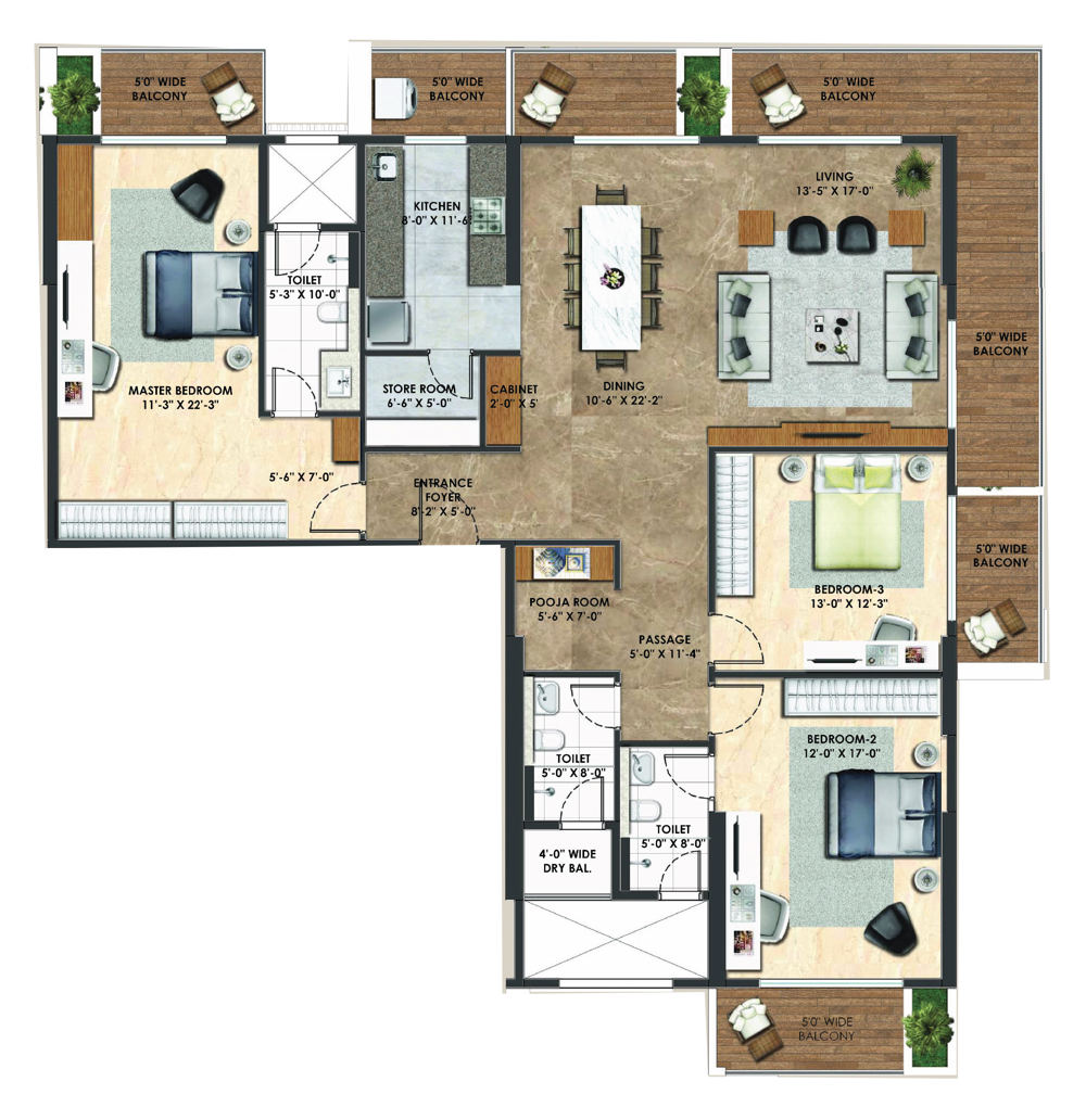 Atelier Greens In Koregaon Park Pune Price Brochure Floor Plan Reviews