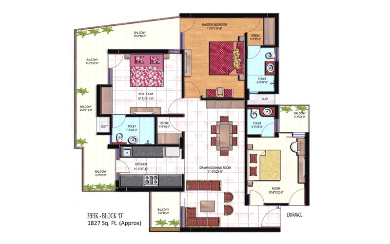 Golden Sand Appartments in Zirakpur, Chandigarh Price, Brochure, Floor