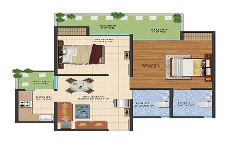 Ajnara Le Garden in Noida Extension, Greater Noida Price, Brochure