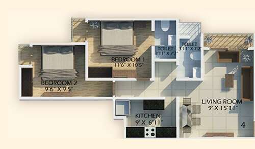 Manan Heights - Floor Plan