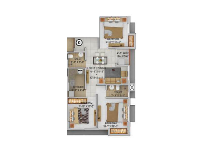 Merlin Urvan in Dum Dum, Kolkata: Price, Brochure, Floor Plan, Reviews