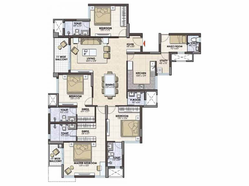 Prestige Pinewood in Koramangala, Bangalore Price, Brochure, Floor Plan, Reviews