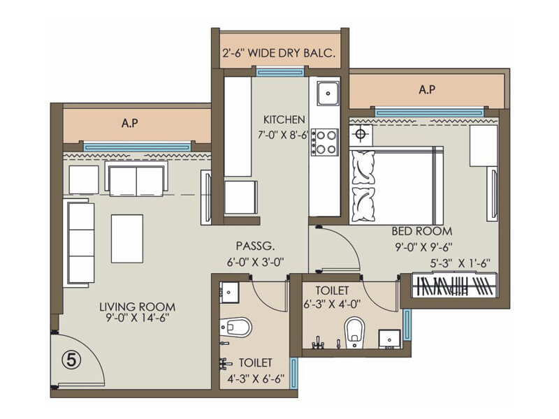 Mayfair Virar Gardens in Virar West, Mumbai Price, Brochure, Floor