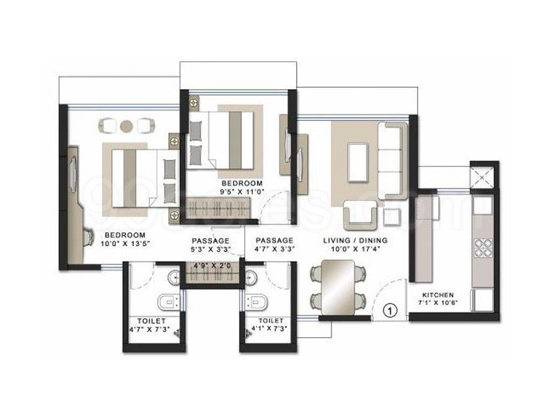 Romell Orbis in Andheri East, Mumbai: Price, Brochure, Floor Plan, Reviews