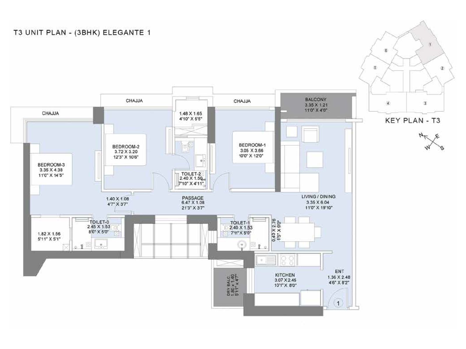 Crescent Bay T3 in Parel, Mumbai Price, Brochure, Floor Plan, Reviews