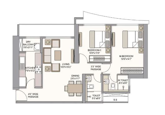 Bellanza Phase 1 Wing A B C at The Prestige City in Mulund West, Mumbai ...