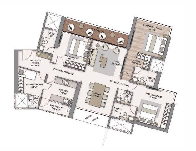 Piramal Mahalaxmi In Mahalakshmi Mumbai Price Brochure Floor Plan