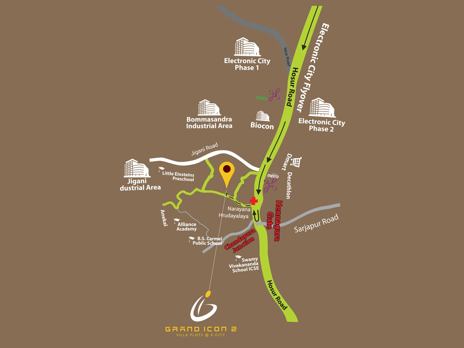 Iconhomz Grand Icon Phase 2 Location Map | Direction | Address ...