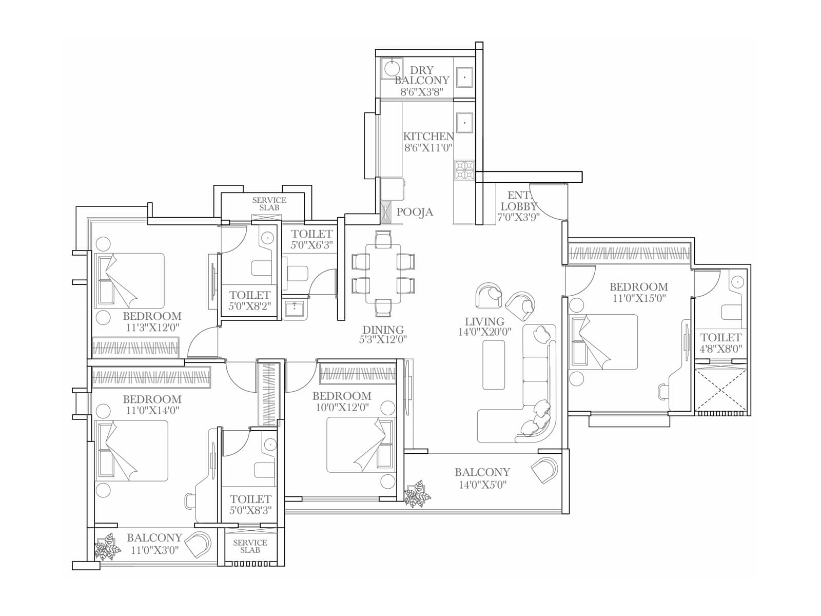 Tulip Infinity Avana In Punawale, Pune: Price, Brochure, Floor Plan 