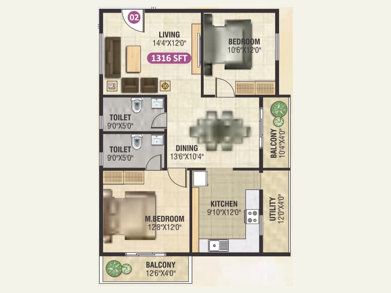 Excel Golden Enclave in Thanisandra Main Road, Bangalore Price