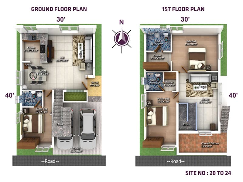 Havisha Villas in Kalapatti, Coimbatore: Price, Brochure, Floor Plan ...