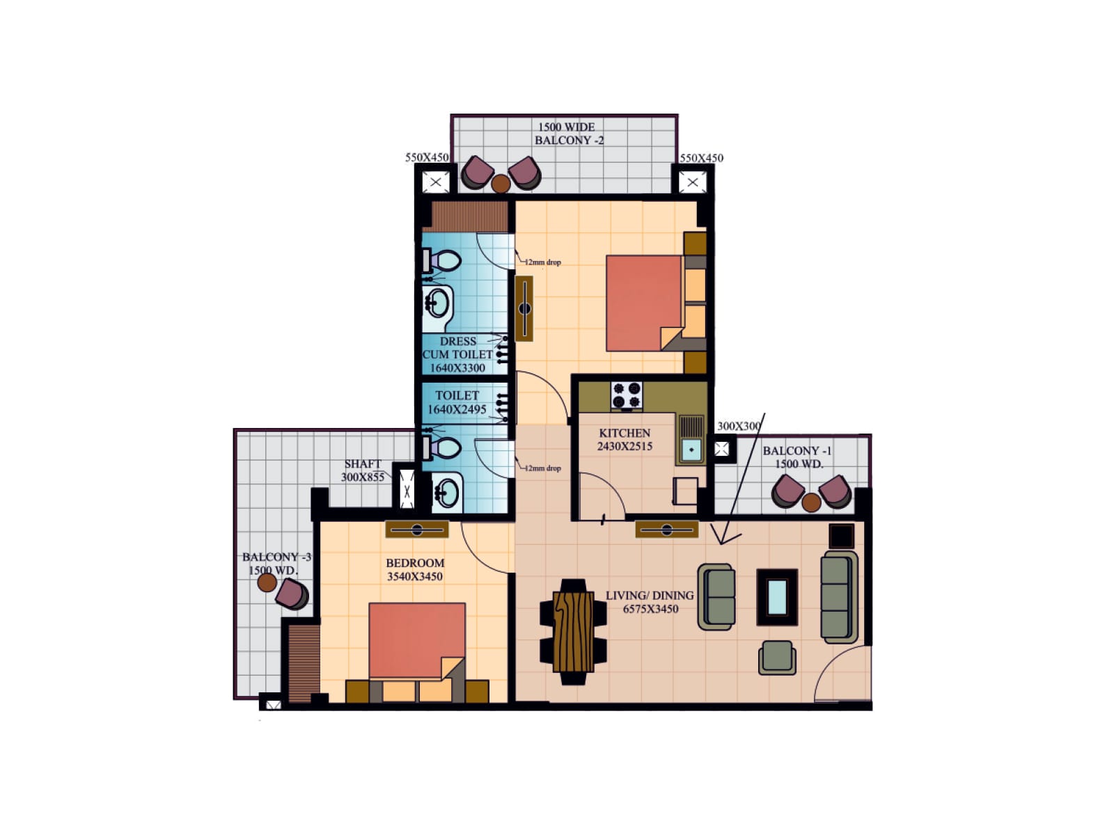 Bliss Delight in Sushant Golf City, Lucknow Price, Brochure, Floor