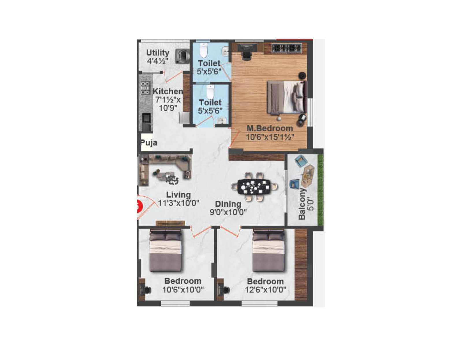 SS White House in Jillelaguda Road, Hyderabad Price, Brochure, Floor