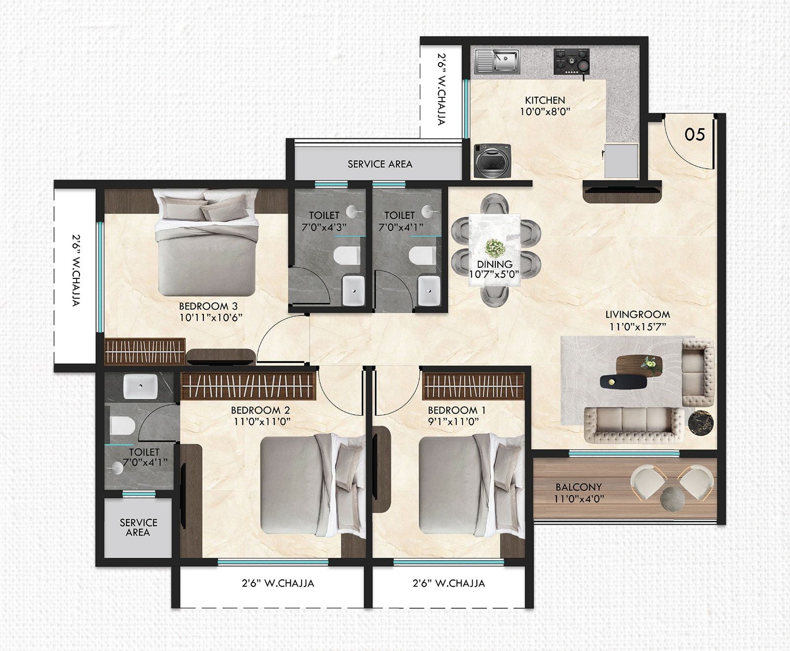 Tharwani Palladian In Kharghar, Navi Mumbai: Price, Brochure, Floor ...