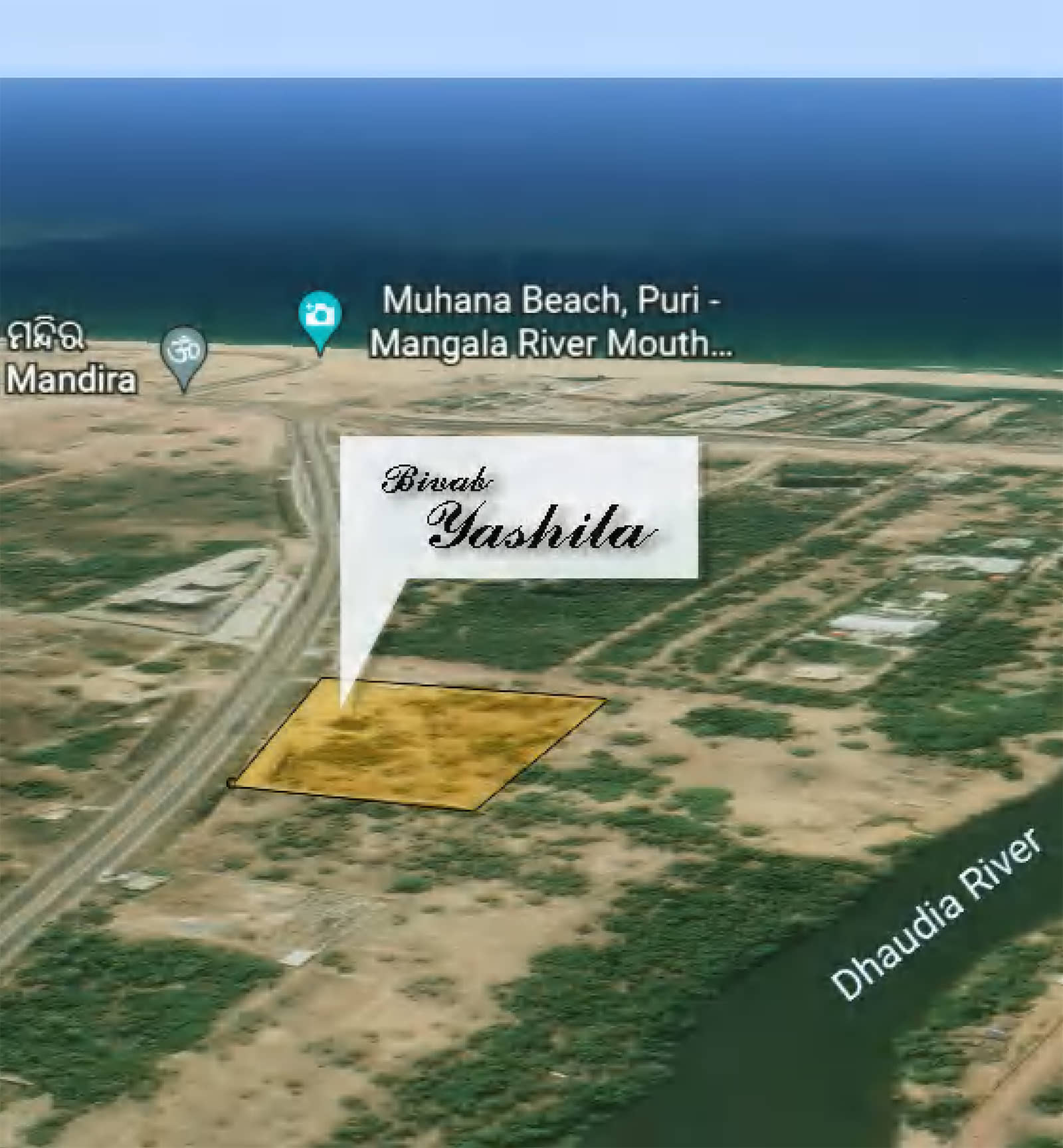 Bivab Yashila Location Map | Direction | Address - Sipasarubali, Puri