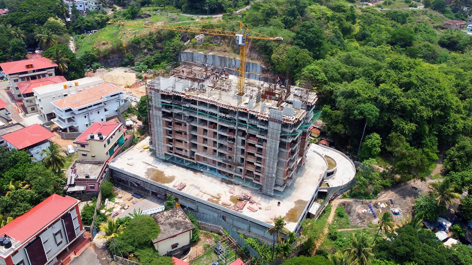 7th slab cast: site photograph