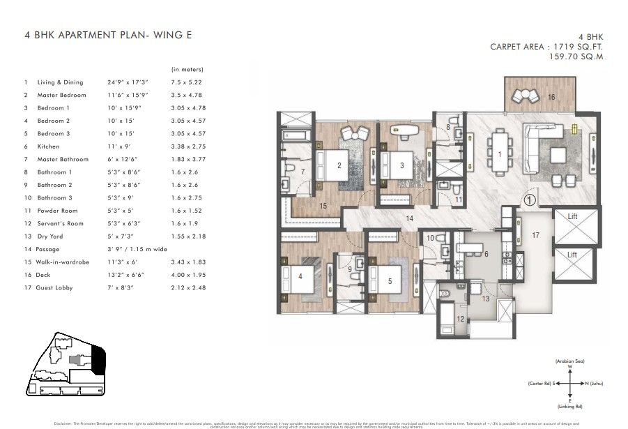 Rustomjee Layout Rustomjee Paramount in Khar West, Mumbai: Price, Brochure, Floor Plan ...