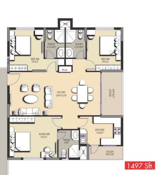 Prajay Megapolis in Hafeezpet, Hyderabad: Price, Brochure, Floor Plan ...