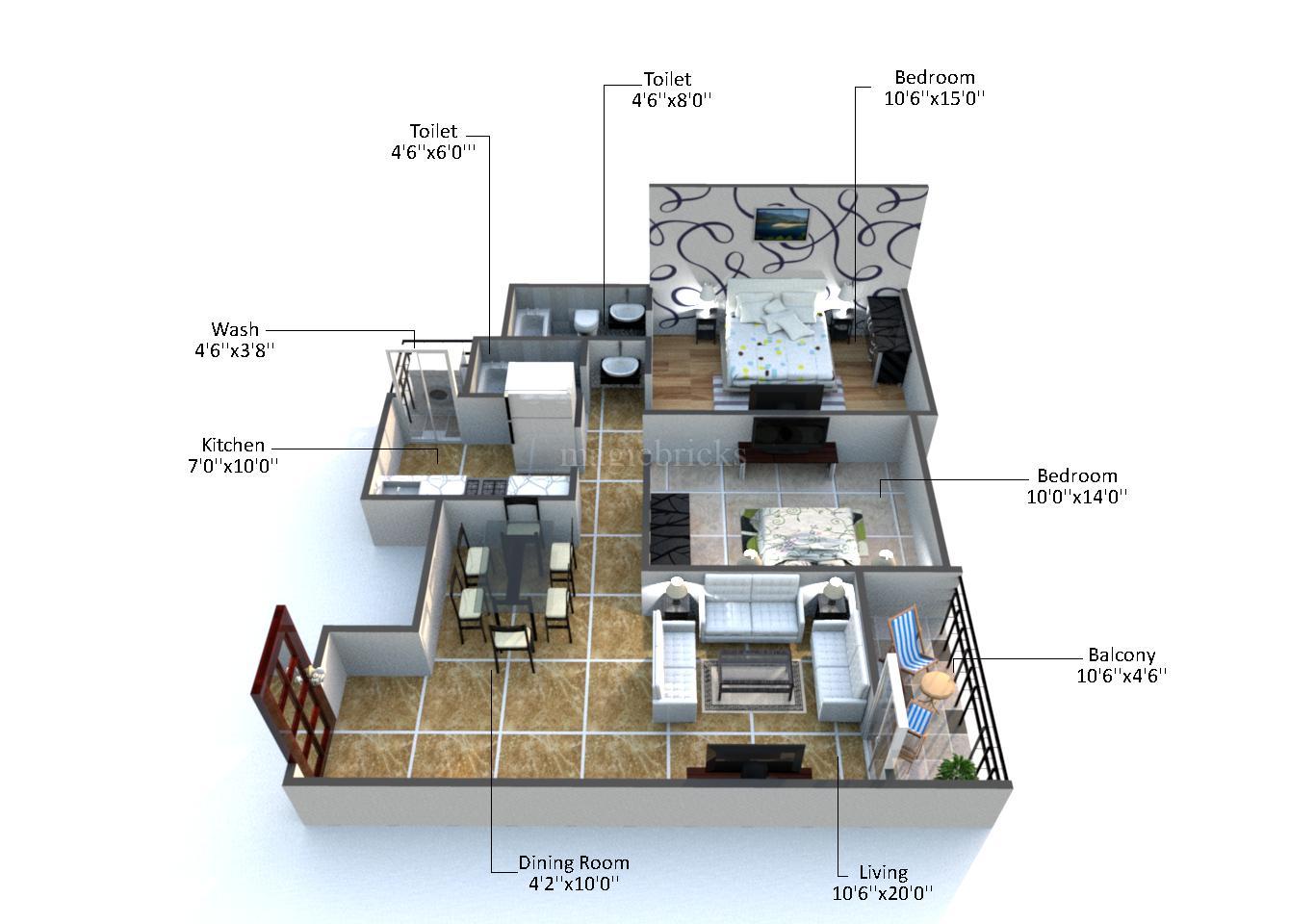 Mirchandani Shalimar Palms in Pipliyahana, Indore Price, Brochure