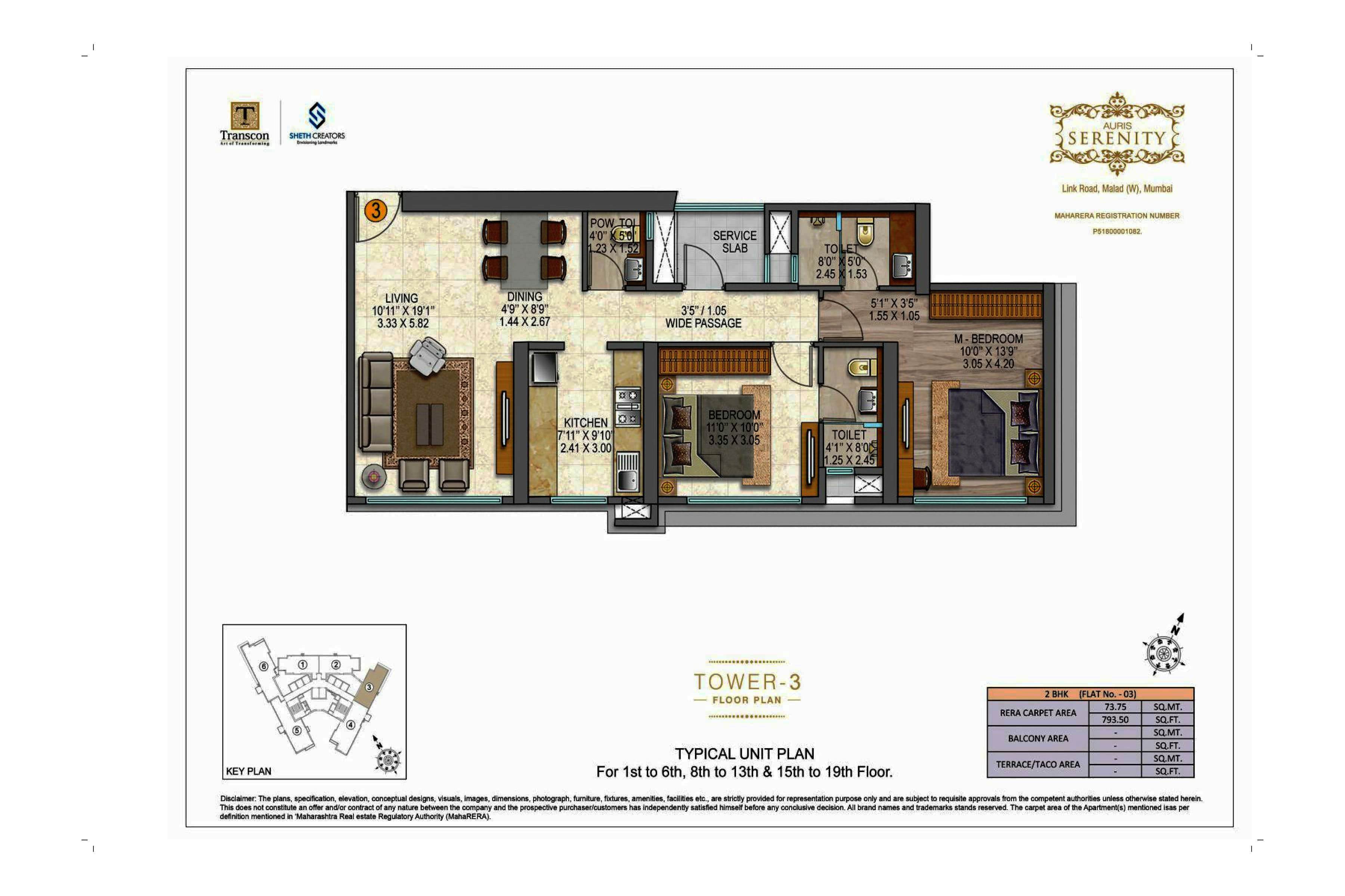 Auris Serenity in Malad West Mumbai Price Brochure Floor Plan