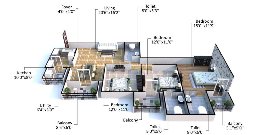 Puravankara Purva Riviera in Marathahalli, Bangalore Price, Brochure