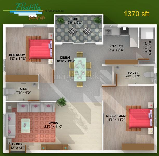 Elegant Floatilla in Manikonda, Hyderabad: Price, Brochure, Floor Plan ...