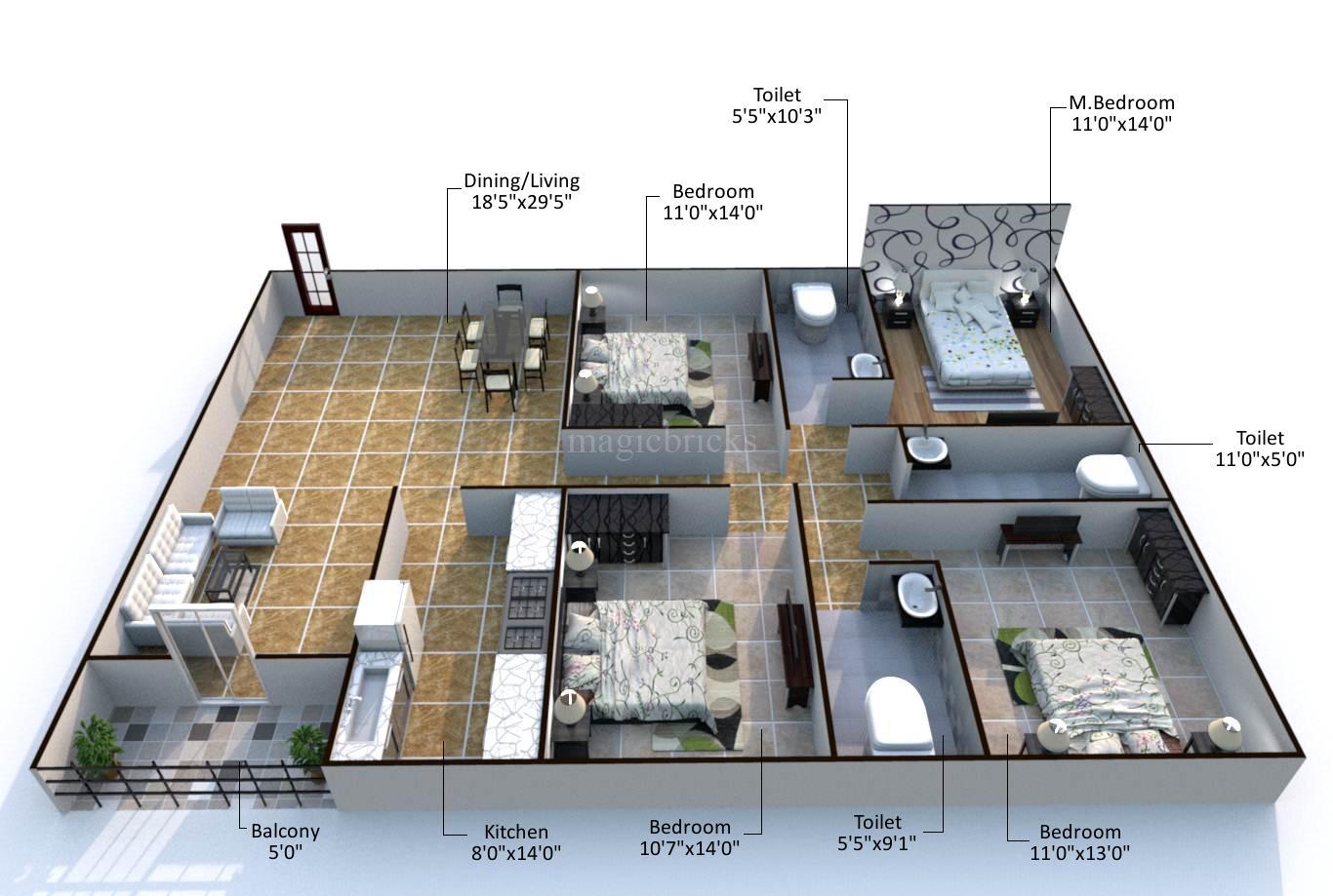 Bengal Silver Spring in EM Bypass, Kolkata Price, Brochure, Floor Plan