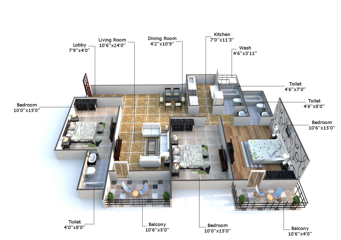 Mirchandani Shalimar Palms in Pipliyahana, Indore Price, Brochure