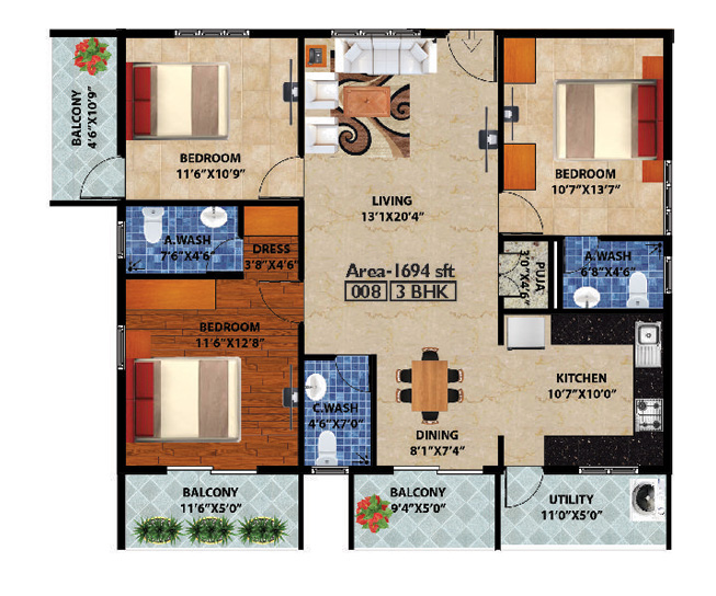 Peace Rhythm in Nagarbhavi, Bangalore Price, Brochure, Floor Plan, Reviews