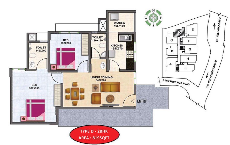 Vfive Deepam in Kulasekharam, Trivandrum Price, Brochure, Floor Plan