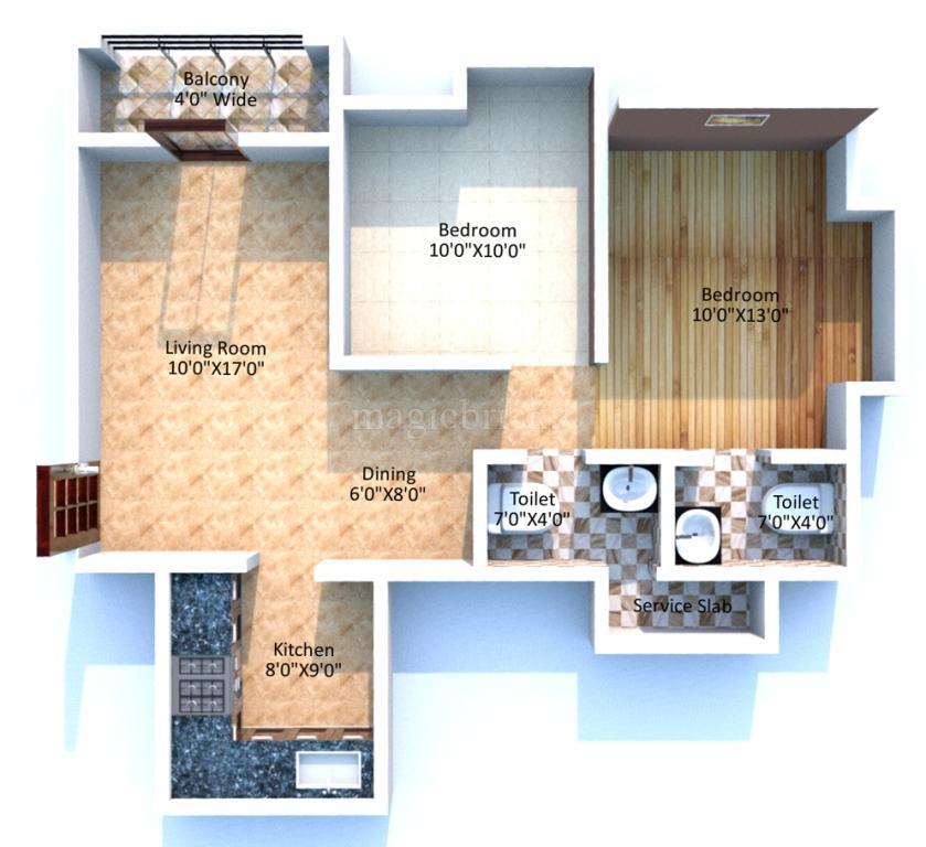 Highland garden in Dhokali, Thane Price, Brochure, Floor Plan, Reviews