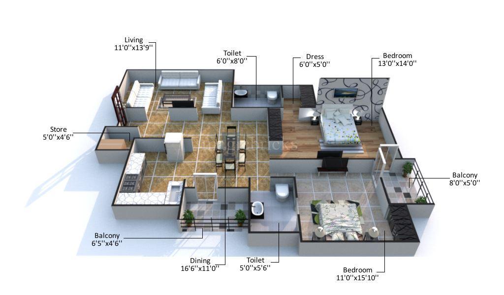 Eldeco Elegance in Gomti Nagar, Lucknow Price, Brochure, Floor Plan