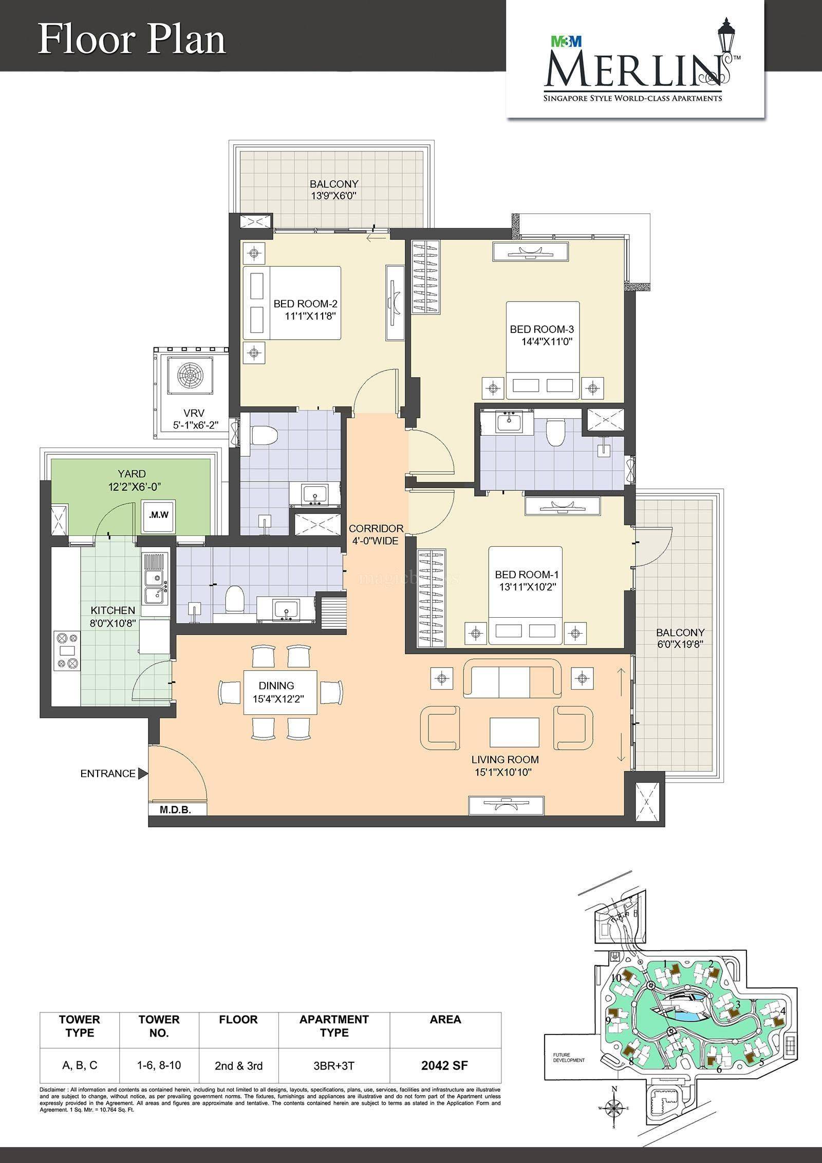 M3M Merlin in Sector 67, Gurgaon Price, Brochure, Floor Plan, Reviews