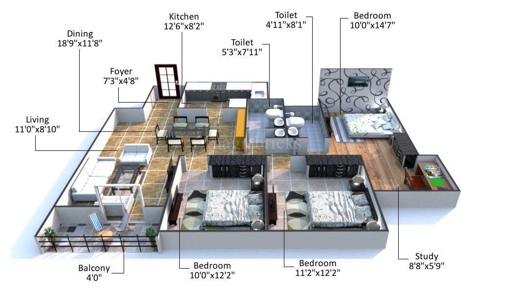 Brigade Gardenia in JP Nagar, Bangalore: Price, Brochure, Floor Plan ...