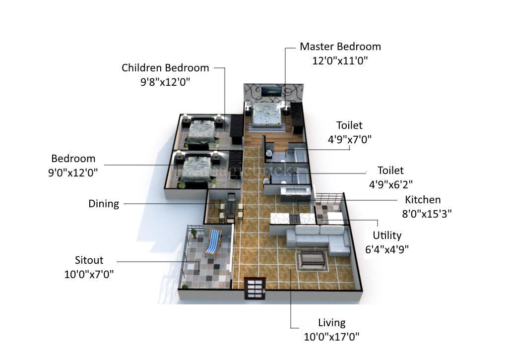 Parksyde Residences in Indira Nagar, Nashik: Price, Brochure, Floor ...