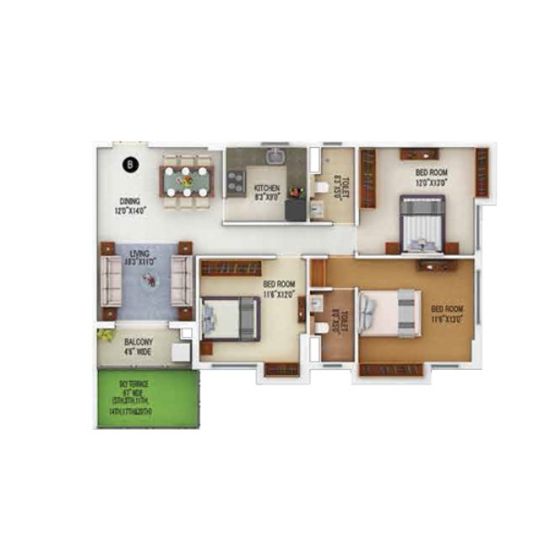 Merlin 5th Avenue in Sector 5 Salt Lake City, Kolkata Price, Brochure, Floor Plan, Reviews