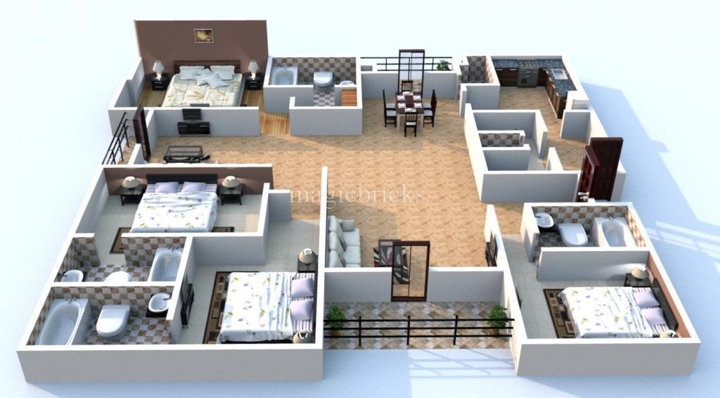 Aqua Beaumont in EM Bypass Kolkata Price Brochure Floor Plan