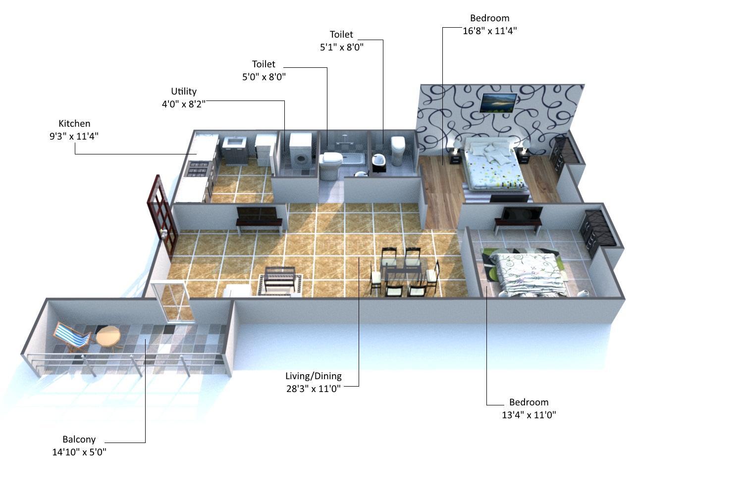 Mahaveer Riviera in JP Nagar, Bangalore Price, Brochure, Floor Plan